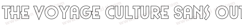 The Voyage Culture Sans Outline字体转换